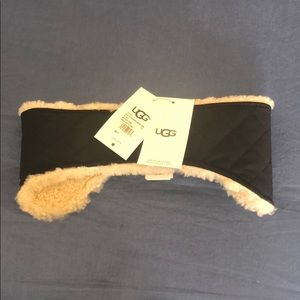 NWT UGG Headband with fur trim